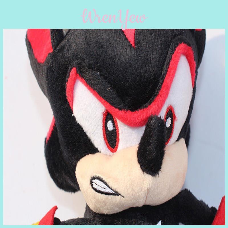Timeless Design Sonic The Hedgehog Plush Doll Shadow Sonic Soft Toy 10 Inches Black Gift