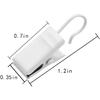 20 Pack Small Heavy-Duty Hook Clip Set Metal Curtain Hangers Clips for Clip Photo Home Decoration Art Craft Display (White)