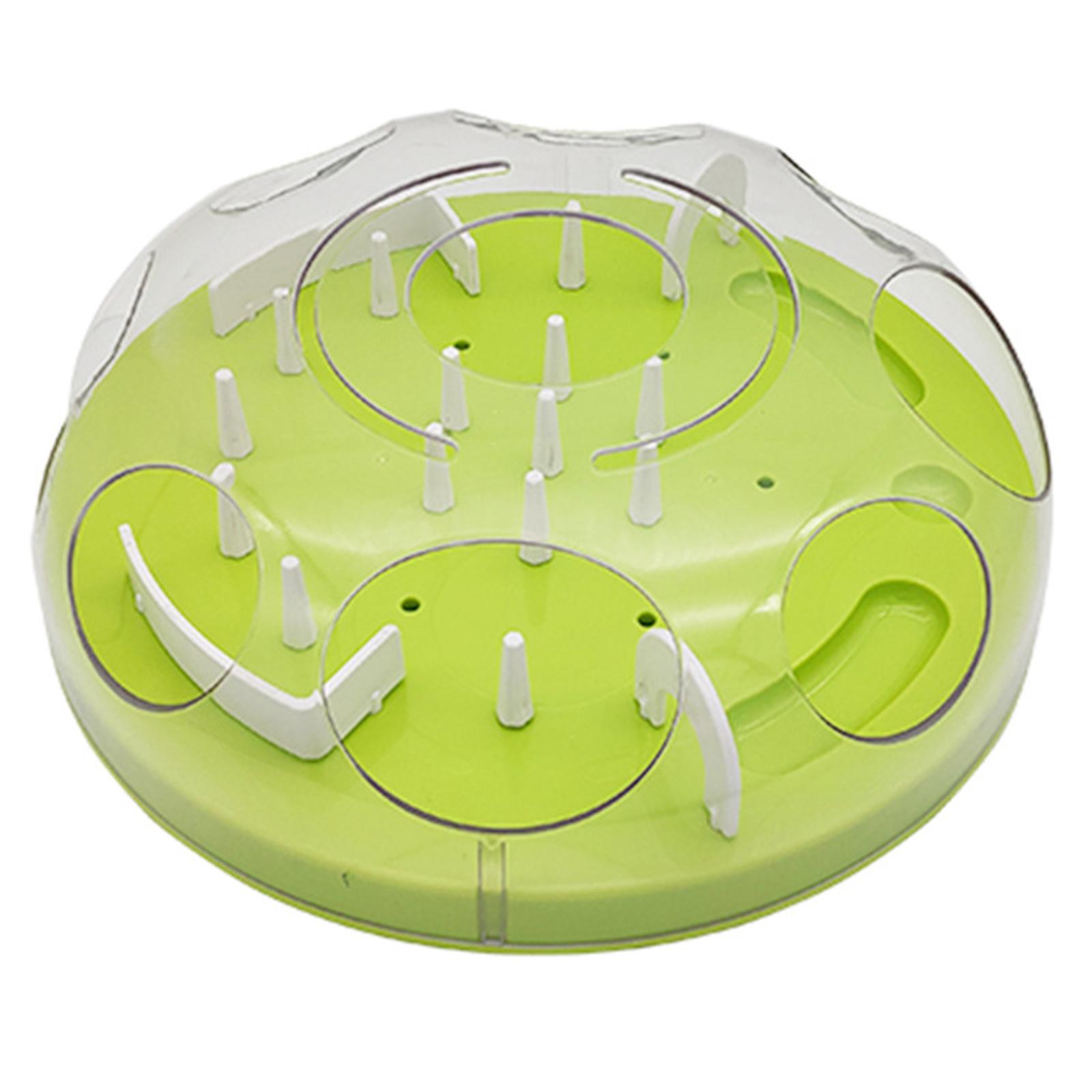 

ABS Interactive Cat Feeding Maze Toy Slow Feeder Bowl Pet Gift Anti-Choking Digestion Aid Feeding Bowl A