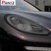 2 Pcs Car Headlight Protective Film Smoked Black Tint Wrap Vinyl Transparent TPU Sticker For Porsche Panamera 970 2014 2015 2016