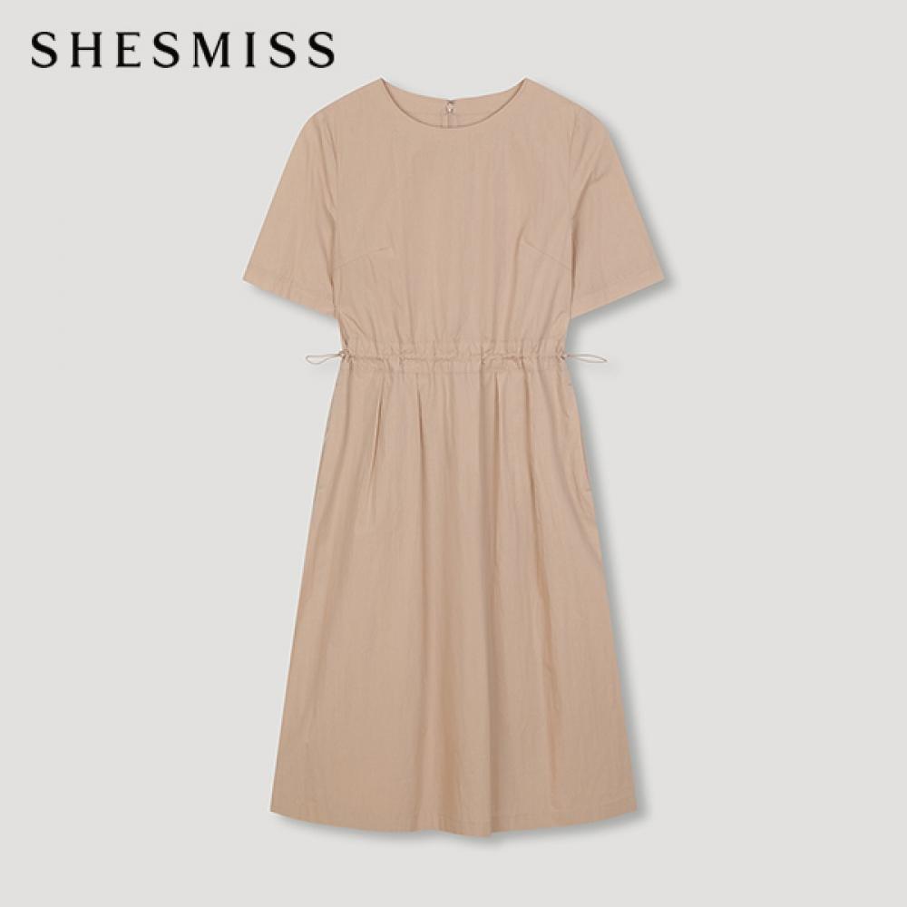 

She S miSS Solid String dreSS Swwopn21160 Pb pink beige/66