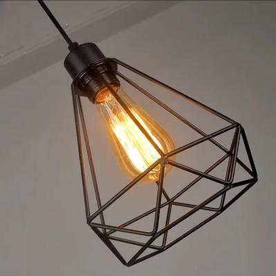 Chandelier Iron Creative Personalized Chandelier Restaurant Bar Light Attic Retro Nordic Geometric Decorative Lamps