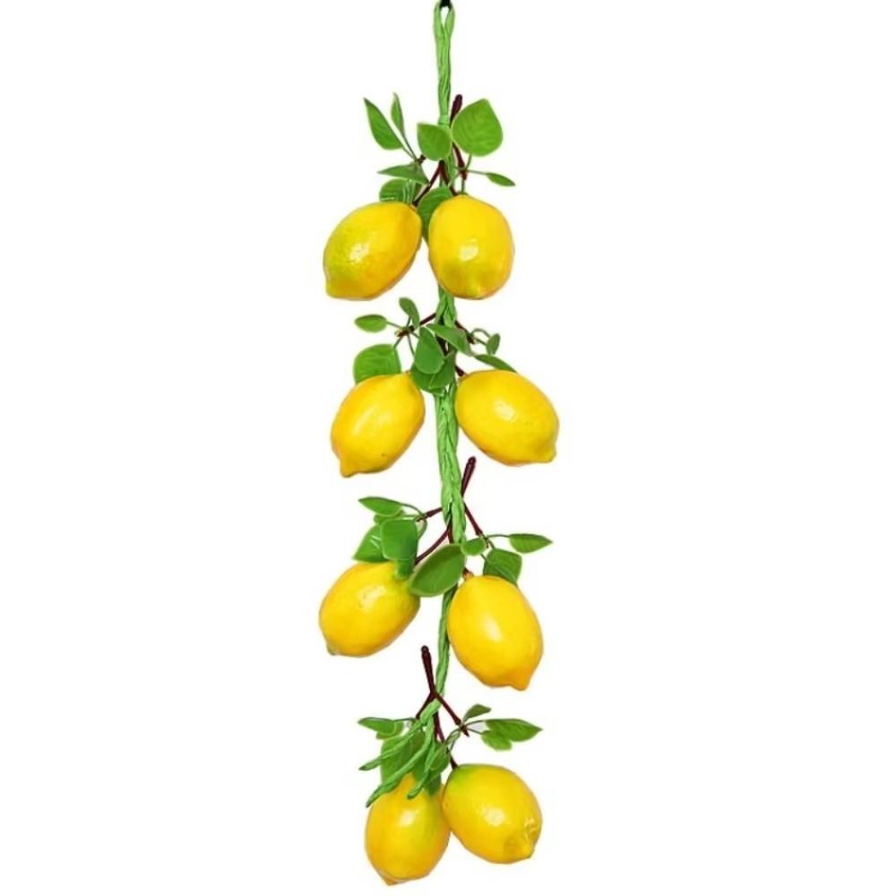 1PC Fake Fruits Simulation Fruit Lemon String Foam Hanging Decoration DIY Decoration
