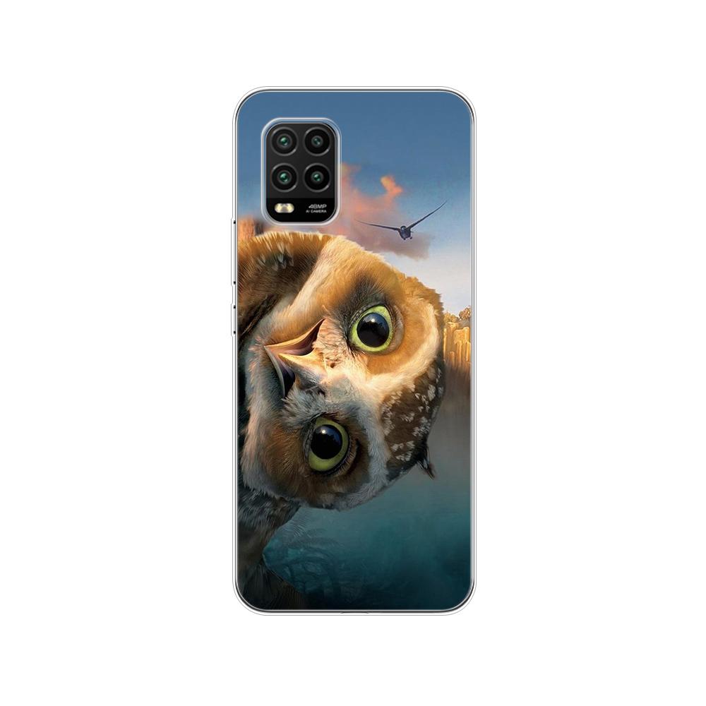 For Xiaomi Mi 10 Lite Case 6.57" Soft Silicon Tpu Cover For Xiaomi Mi 10Lite 5G Mi10Lite Phone Back Shell Bumper Funda