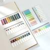 200 Hojas/juego Set de Notas Adhesivas Pastel Morandi Regla Cinta PET Pestañas Índice y Marcapáginas Diarios Planificadores Material Escolar y de Oficina Bloc de Notas