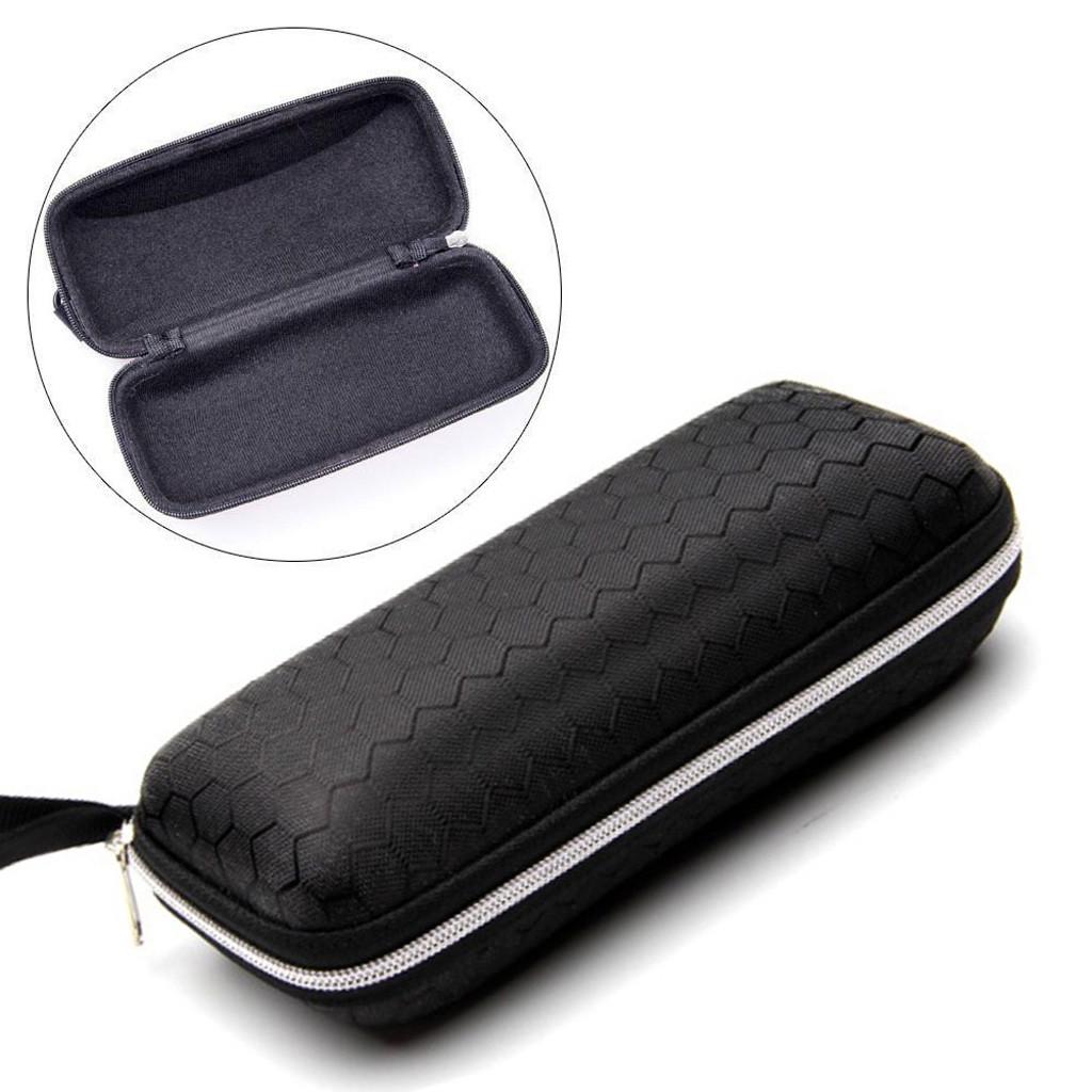 Rectangle Zipper Sunglasses Hard Eye Glasses Case Eyewear Protector Box