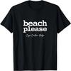 Caye Caulker Belize Praia Por Favor Camiseta Gráfica Simples