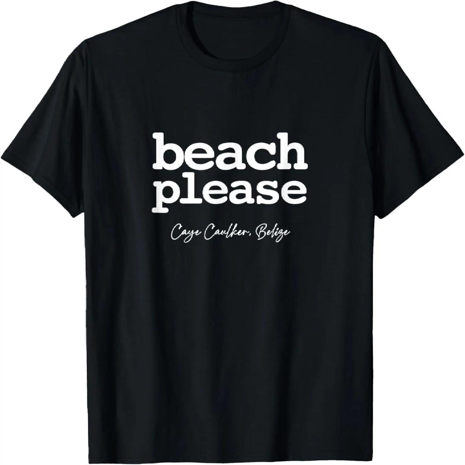 

Caye Caulker Belize Beach Please Simple Graphic T-Shirt S разноцветный