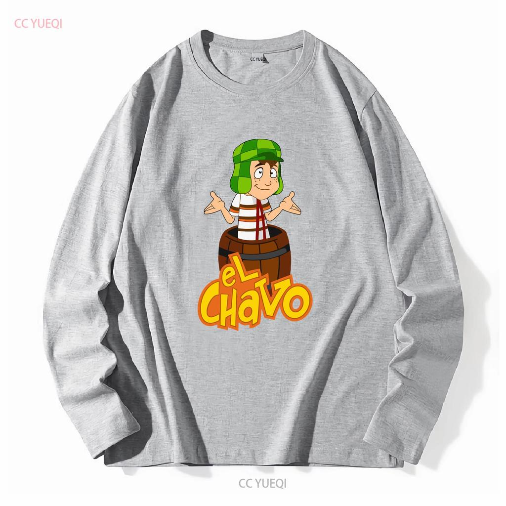T shirt el Chavo del 8 cecco della botte ocho long or short sleeves vintage Washed Versatile fashion Casual Slightly Soft