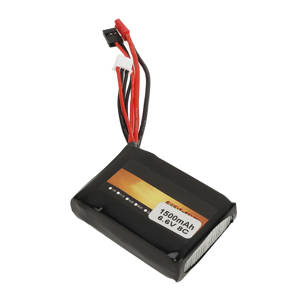 6.6V 1500mAh 8C Lithium-Akku Ersatz für Futaba 4PX 14SG 4PV 4PLS 3PV Fernsteuerung