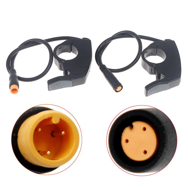 3Pin Universal Finger Throttle KD03 36V 48V 60V Electric Bicycle Scooter Accelerator Left Right 22mm Handlebar Accessories