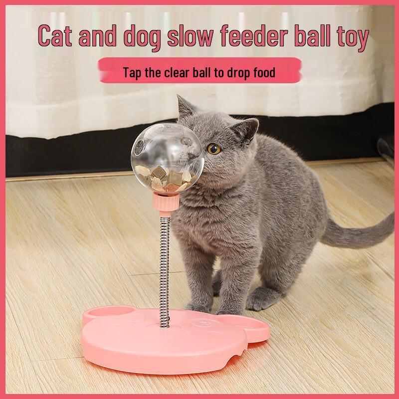 Интерактивная кормушка-неваляшка Игрушка для кошек (2-Pack)