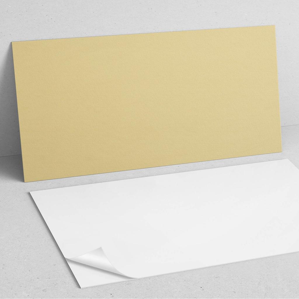 Dekoracyjny Panel Winylowy Na Ścianę Z Nadrukiem 100X50 Cm Kolor Pastelowy Żółty