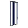 VidaXL Outdoor Roller Blind Vertical Blind Balcony Garden Pergola Terrace Patio UV and Heat Blocking 60x250 145943
