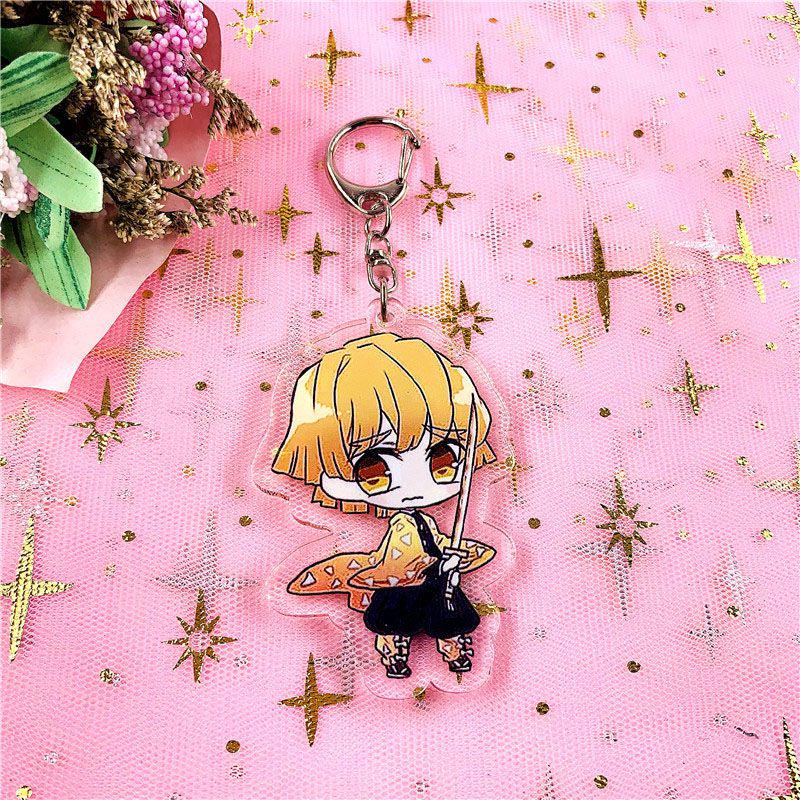 

Adorable Demon Slayer Kimetsu No Yaiba Acrylic Keychain For Anime Enthusiasts #4