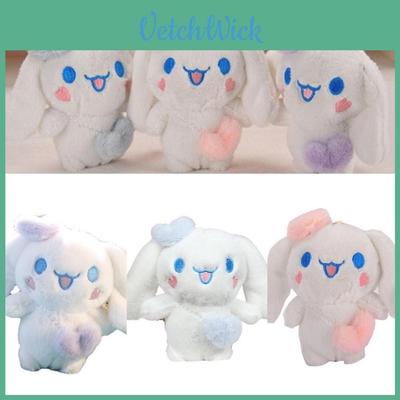 Llavero de Peluche Cinnamoroll Muñeco de Dibujos Animados Suave Hecho a Mano Para Decoración de Bolso