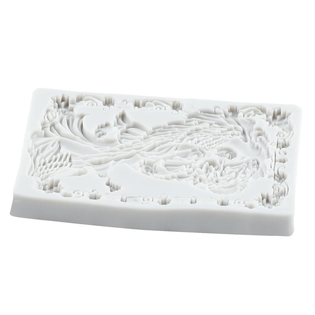 Engel Silikonformen Bilderrahmen Fondantform Kuchen Dekorationswerkzeuge Cupcake Topper Süßigkeiten Schokolade Gumpaste Form