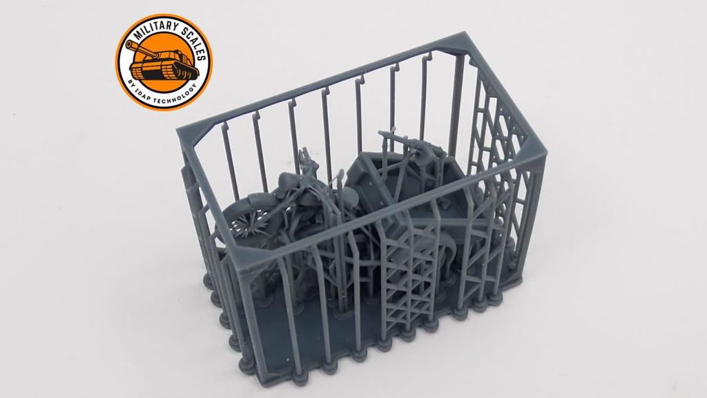 IDAP Technology 1/72 Scale Italian Benelli M36 Three-Wheeled Motorcycle 3D Printer Kit PD72015