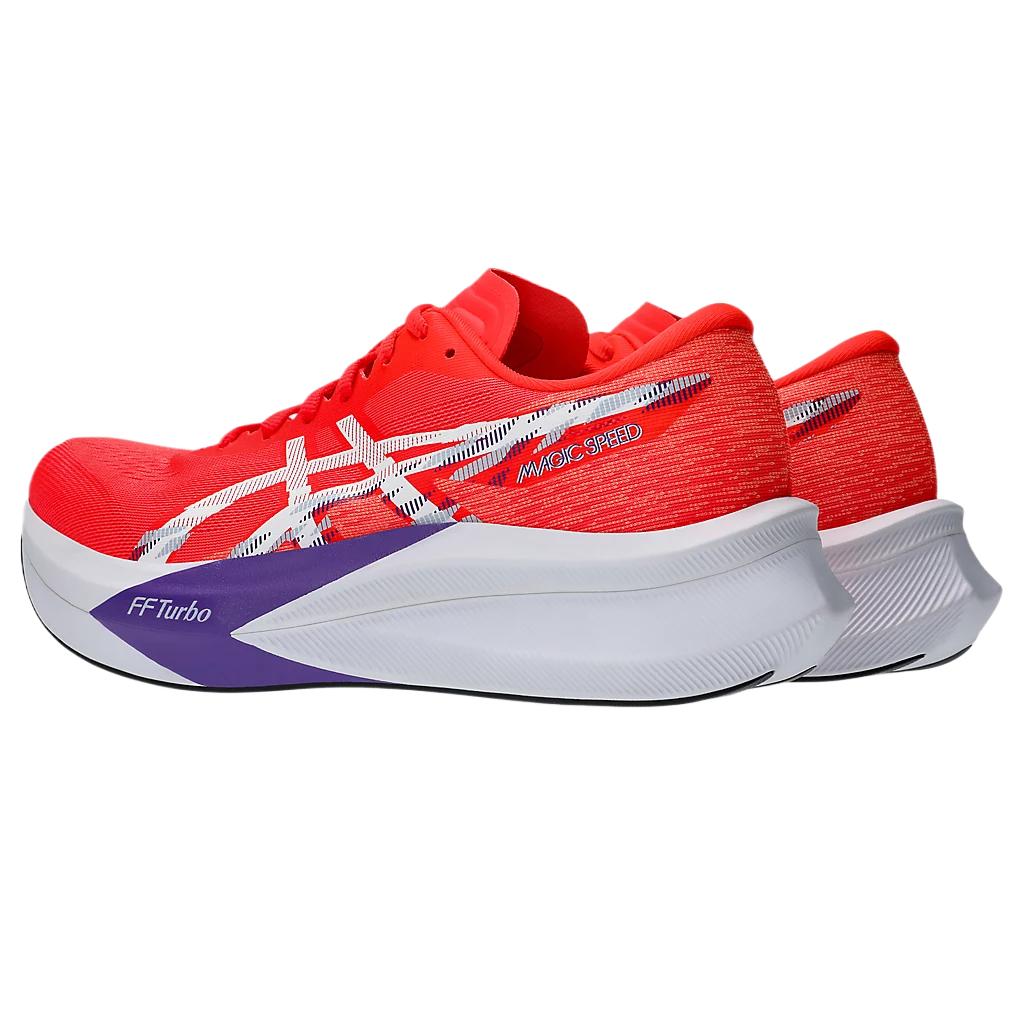Asics Magic Speed 4 Flash Red Men Sneakers White 1011B875-600