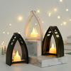 Portable Lanterns Vintage Style Candle Holder Night Lamp Ornament Outdoor Indoor Decorative Lantern