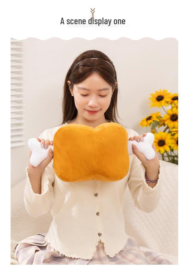 Creative Chicken Leg Plush Pillow: Soft Cushion Doll for Children's Comfort