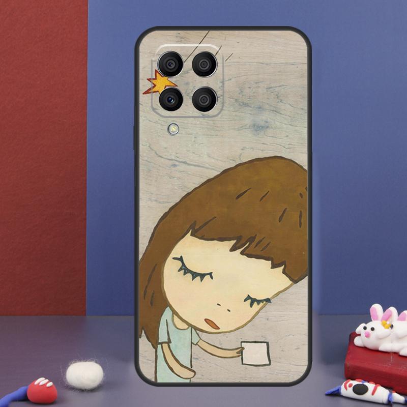 

Cartoon Aesthetic Yoshitomo Nara Case For Samsung Galaxy M13 M53 M06 M16 M31 M11 M35 M55 M15 M56 M36 M12 M32 M52 M14 M34 M54 Samsung M53