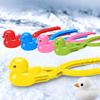 Snowball Maker Snow Ball Toys with Handle Plastic Snowball Claw Tool for Outdoor Indoor Winter Fun Sandcastle Building