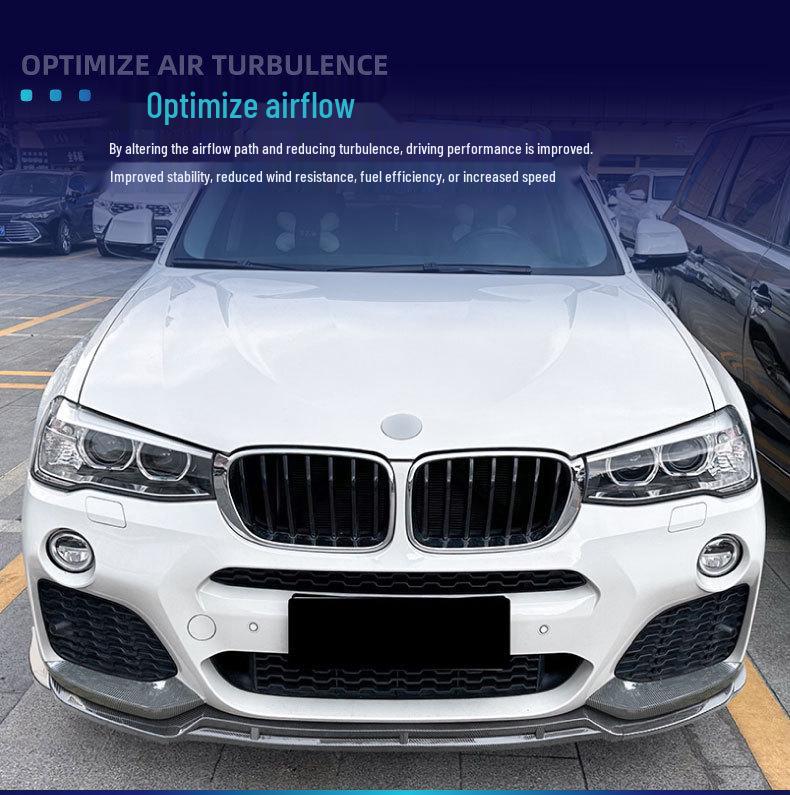BMW Front Bumper Corner Lip Modification