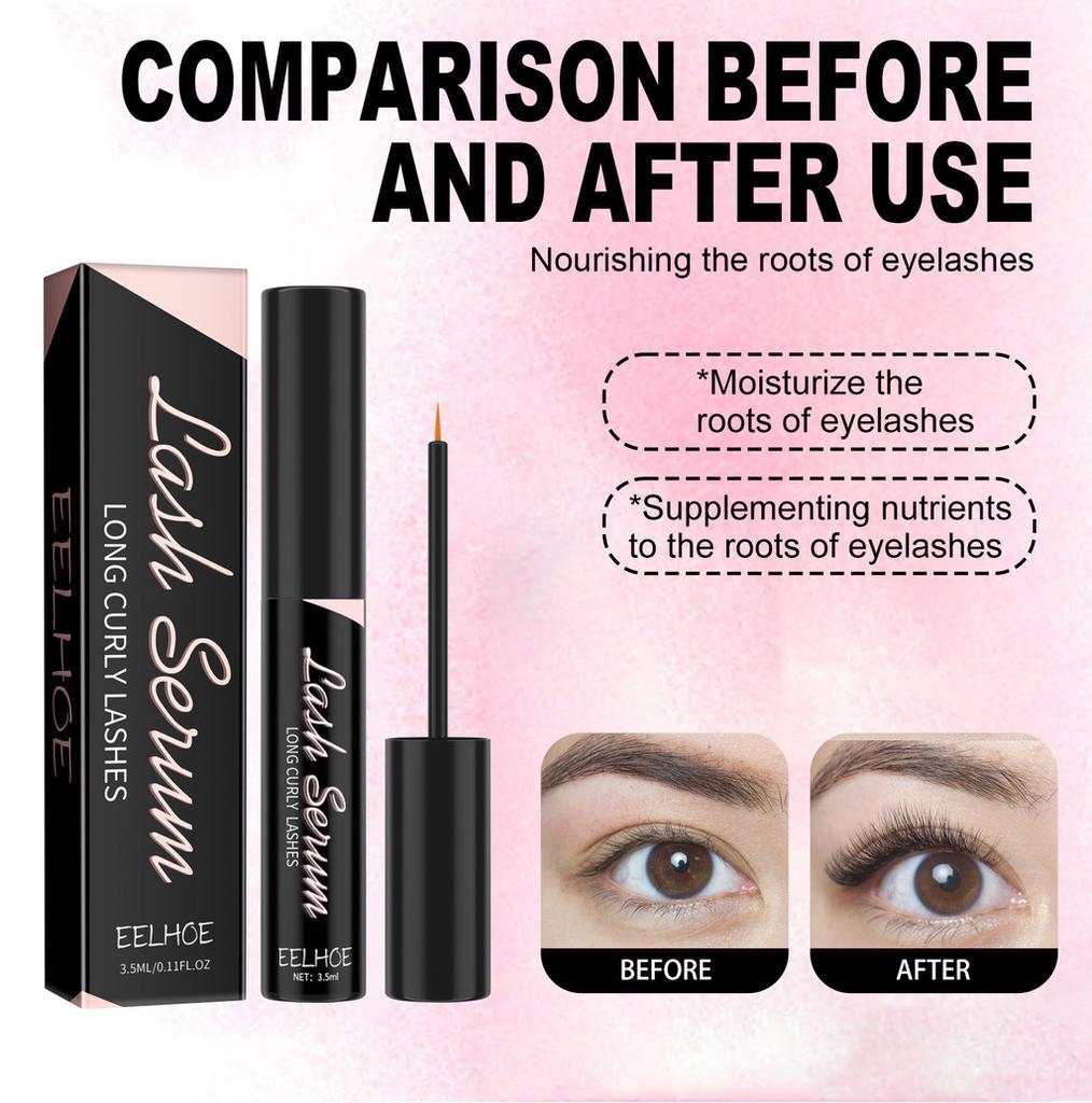 Eelhoe Gentle Nourishing Eyelash Serum For Luxurious Thick Long Beautiful Lashes 3.5ml