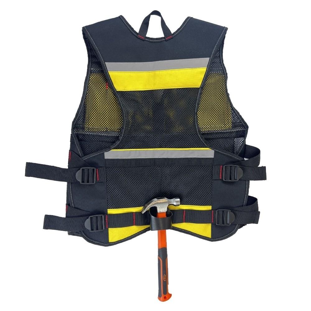 Thickned Electrician Tool Storage Vest Portable Multi Pocket Storage Bag Holder Waterproof Adjustable Strap Tool Storage Bag