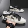 Moda 2025 Verão Novo Sapatos de Skate Masculinos Tendência de Moda Lona Respirável Sapatos de Skate Sapatos Masculinos Respiráveis Sapatos de Skate Meninos