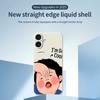 For iPhone 17 Case Make Faces Kid Pattern Printing Straight Edge TPU Phone Back Cover