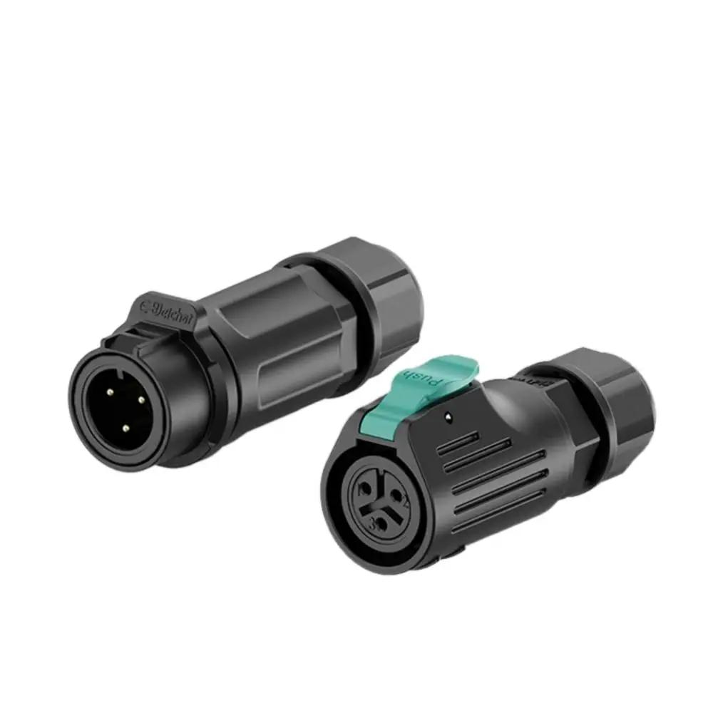 LP12 M12 IP67 3A 5A 2 3 4 5 6 7 8 Pin Solder Wire Cable Connector Waterproof Male Female Aviation Plug Socket Quickly Connected