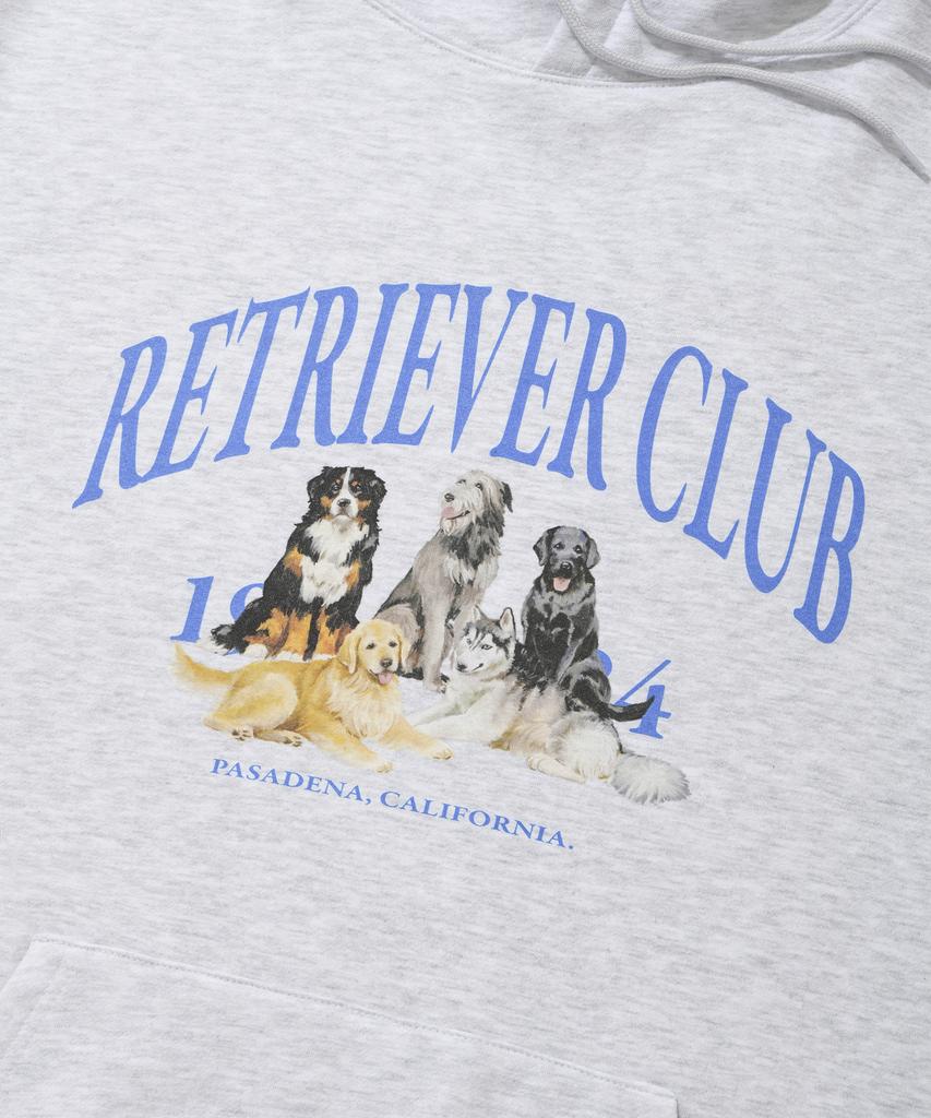 Retriever Friends Hoodie [Melange Gray]