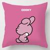 Cartoon Bt21 Cushion Cover Decorative Soft Pillow Case Sofa Car Protector Throw