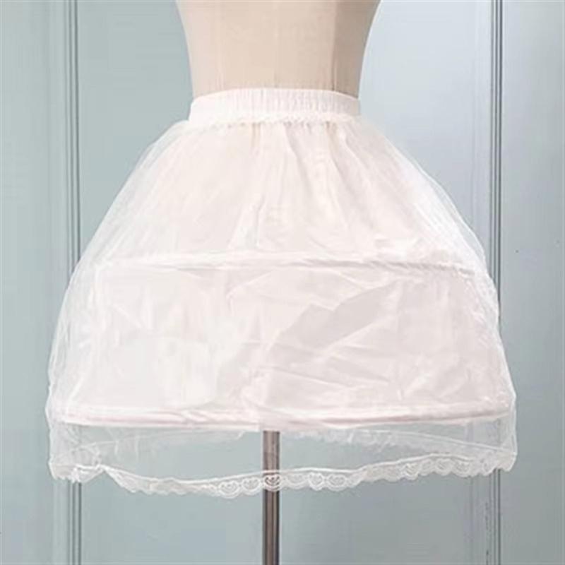 Little Girl Bridal Petticoat With Double Hoop Wedding Event Crinoline Underskirt For Formal Occasion Flower Girl Dress