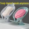 Punch-Free Lotus Leaf Soap Rack with Suction Cup - Stylish Bathroom Drain Soap Holder