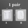 10/5/2 Pairs Strong Adhesive Wall Hooks Double Side Transparent Wall Hanger Sucker Punch Free Suction Hook Home Storage Holders