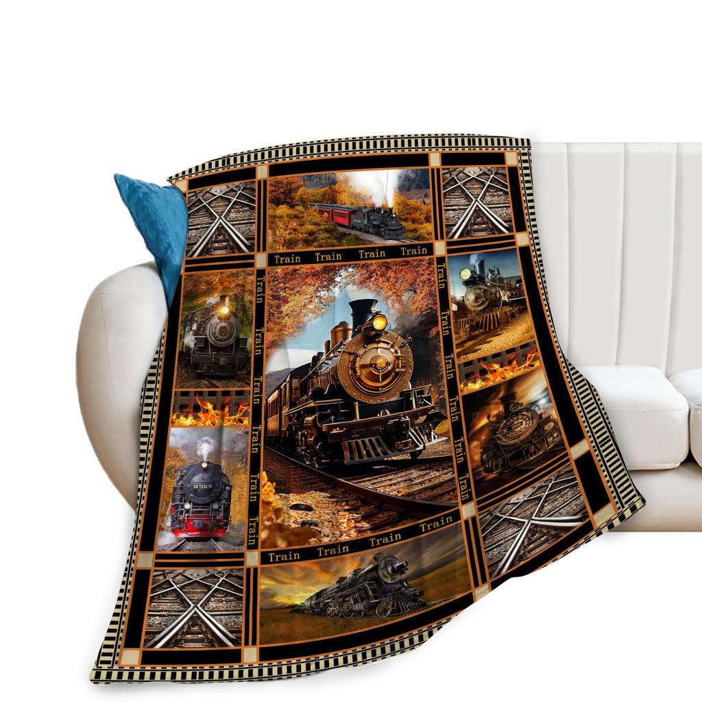 Coperta stampata con bandiera degli Stati Uniti per divano, viaggio, campeggio, soggiorno, ufficio, coperta per tutte le stagioni, regali