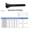 CNC T-Slot Milling Cutter, 10mm Shank, Three-Sided Cutting, 45mm Disc Width, HTS-45-H10 CC0602