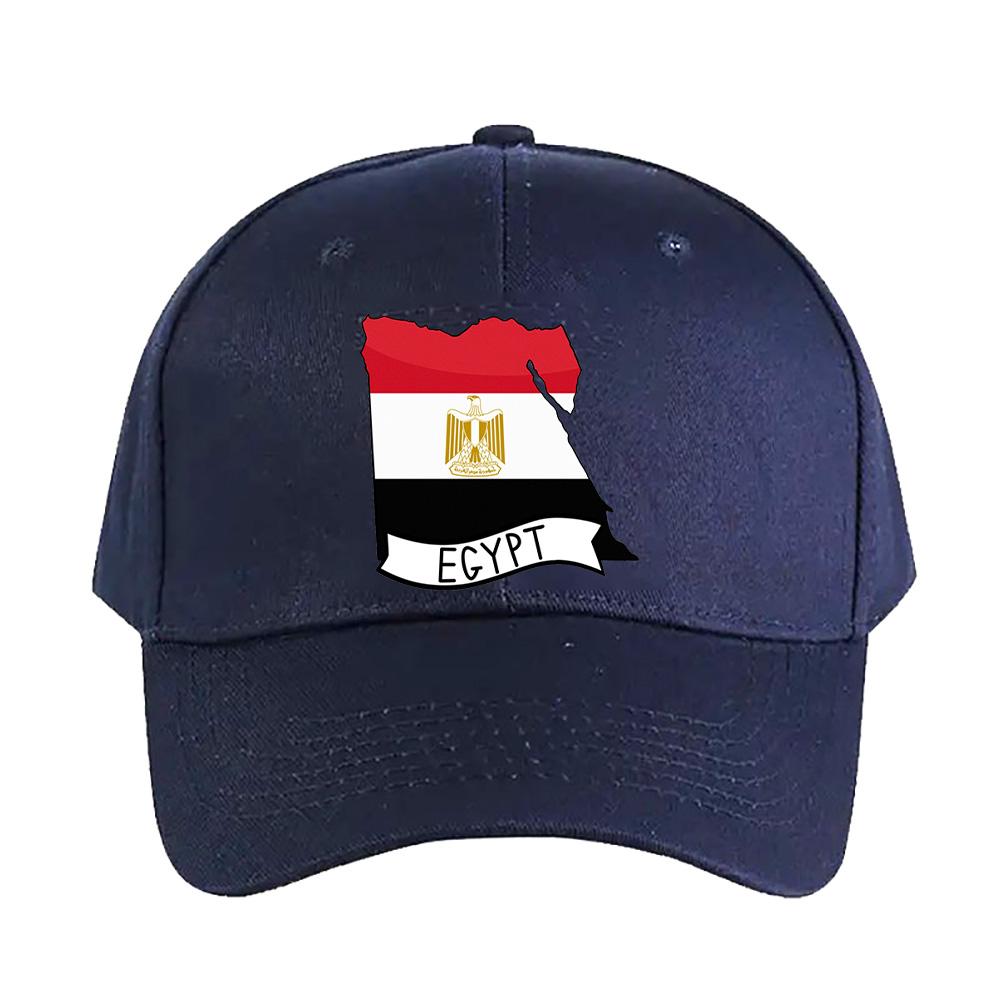 Ägypten Flagge Karte Frau Mann Baseballkappe Erwachsener Verstellbar mit Gebogenem Schirm Wander Anglerhut Trucker Cap Sommer Mode