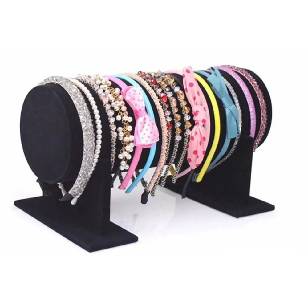 Space Saving Velvet Headband Holder Non-slip Headband  Organizer Jewelry Display Stand  Anklet