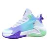 Basketball Shoes Spring and Autumn Color Matching High-top Fly-woven Mesh Youth Sports Shoes Thick-soled Rebound Men's Shoes