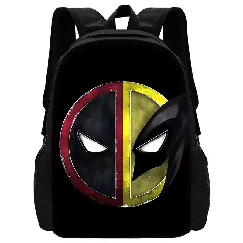Deadpool Movie Child School Backpack With Shoulder Bag Pencil Bags School Bags for Boys Girls Best Gift