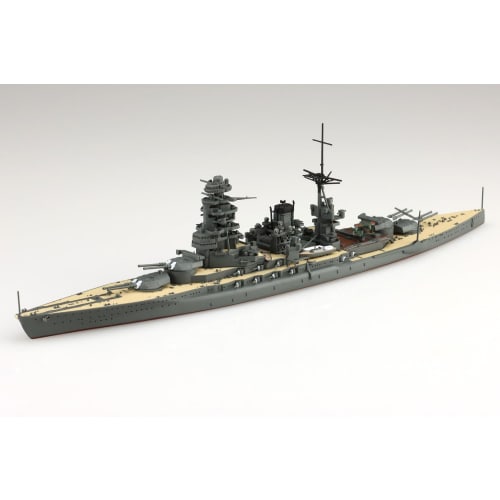 Aoshima Bunka Kyozai 1/700 Waterline Series No. 123 Japanese Navy Battleship Nagato Plastic Model