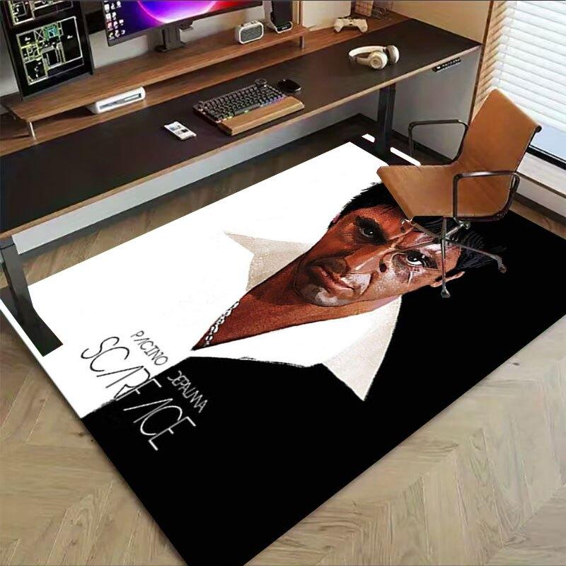 1pz Tappetino per Sedia da Ufficio Scarface Morbido, Confortevole, Per Tutte le Stagioni, Perfetto per la Casa, la Camera da Letto o l'Arredamento dell'Ufficio, Regalo Perfetto per