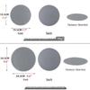 Chuyi Qi Silicone Honeycomb Heat Resistant Mat (Pack of 10)