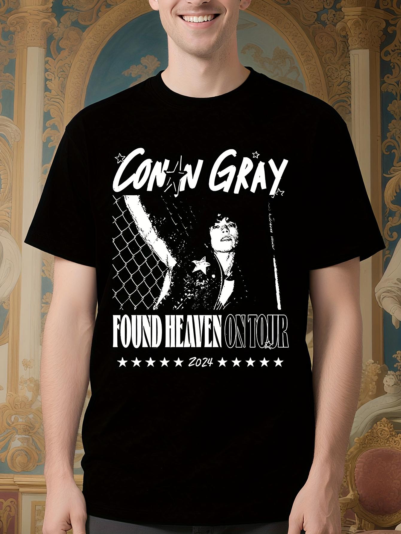 Conan Found Heaven on Tour 2024 Unisex Cotton Tshirt - Bl... S