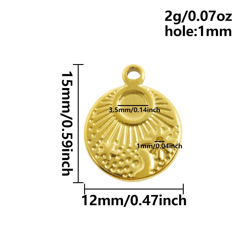 6 Stück Herz Quadrat Wassertropfen Oval Cabochon Basis Fassung Anhänger Edelstahl Charms Für Schmuckherstellung Großhandel DIY Materialien