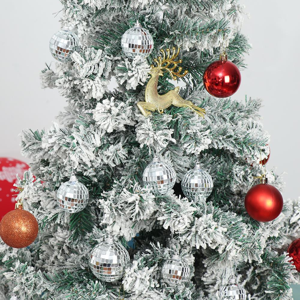 Ornaments DIY Christmas Tree Decoration Disco Mirror KTV Bar Reflective Glass Ball Christmas Ball